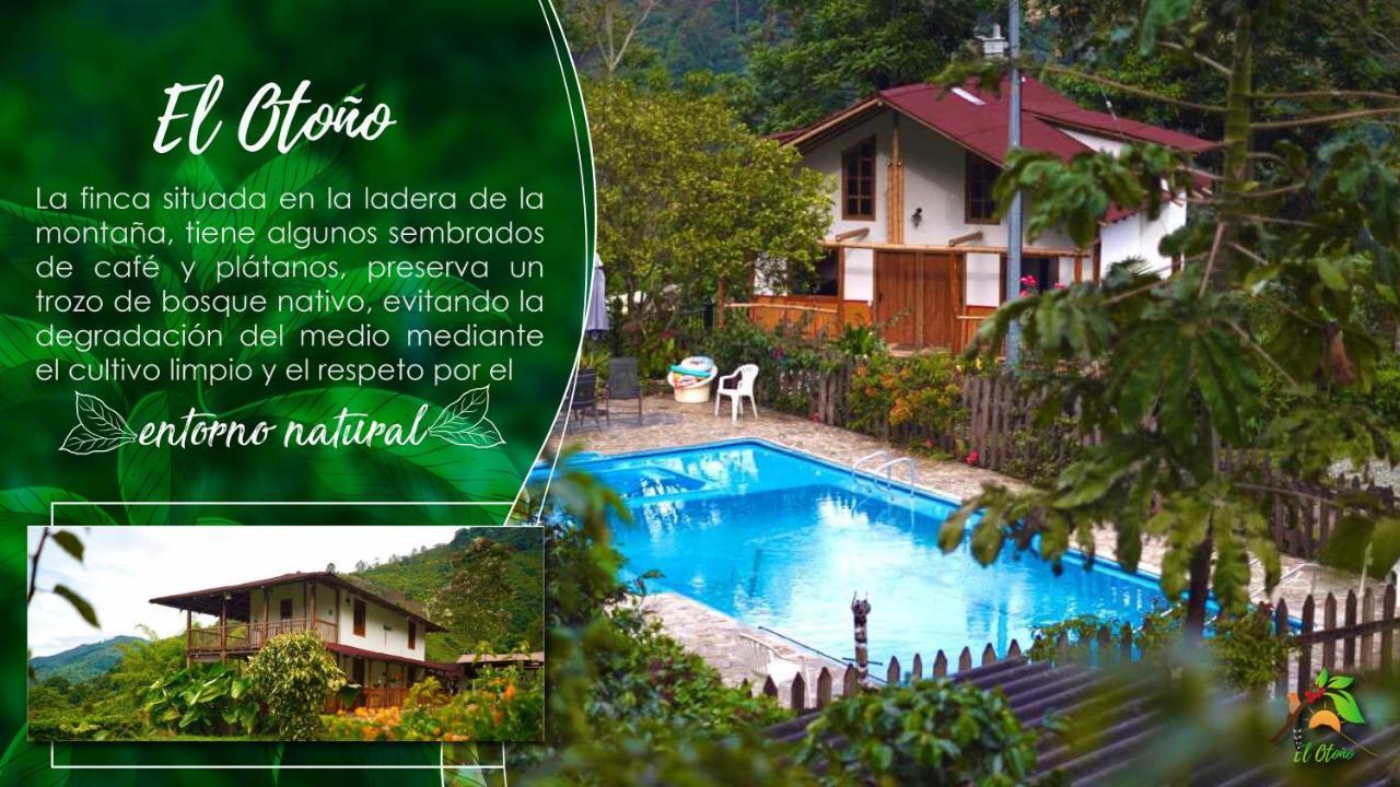 Finca Tradicional El Otono Pijao Esterno foto