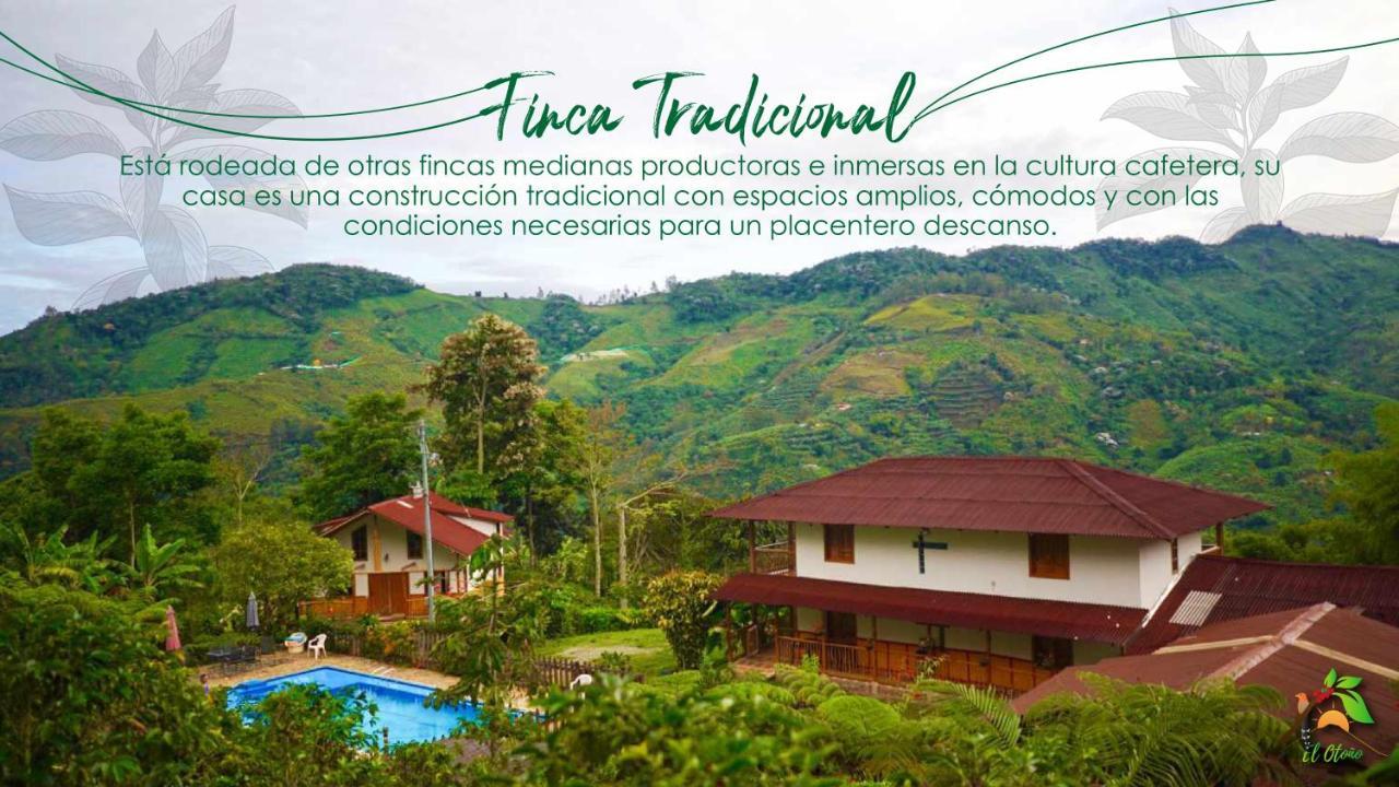 Finca Tradicional El Otono Pijao Esterno foto