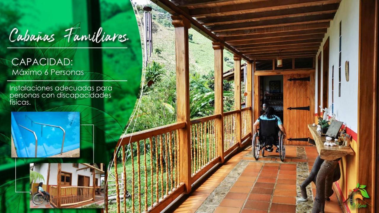 Finca Tradicional El Otono Pijao Esterno foto